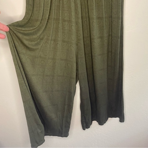 Sundance Felicity Olive Green Wide Leg Jumpsuit Size PS - Picture 5 of 7